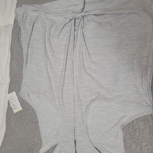Old Navy Gray Tie Back Tank Top